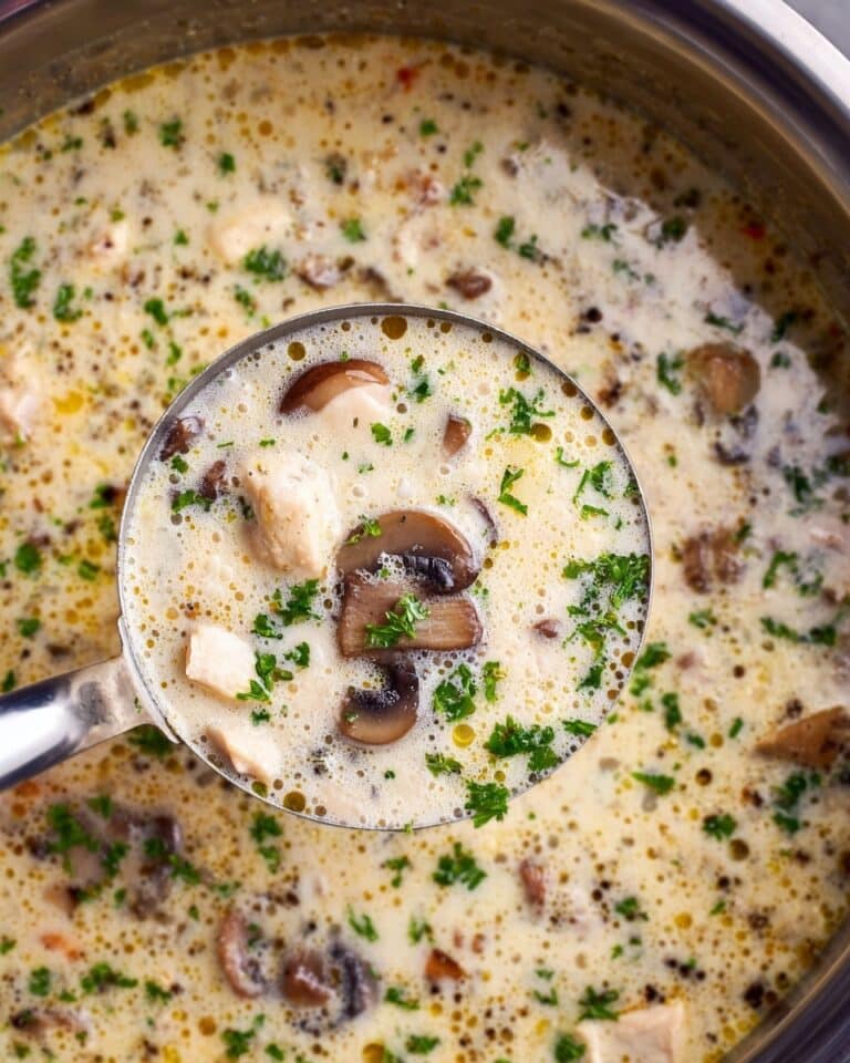 Low Carb Chicken Mushroom Soup Recipe