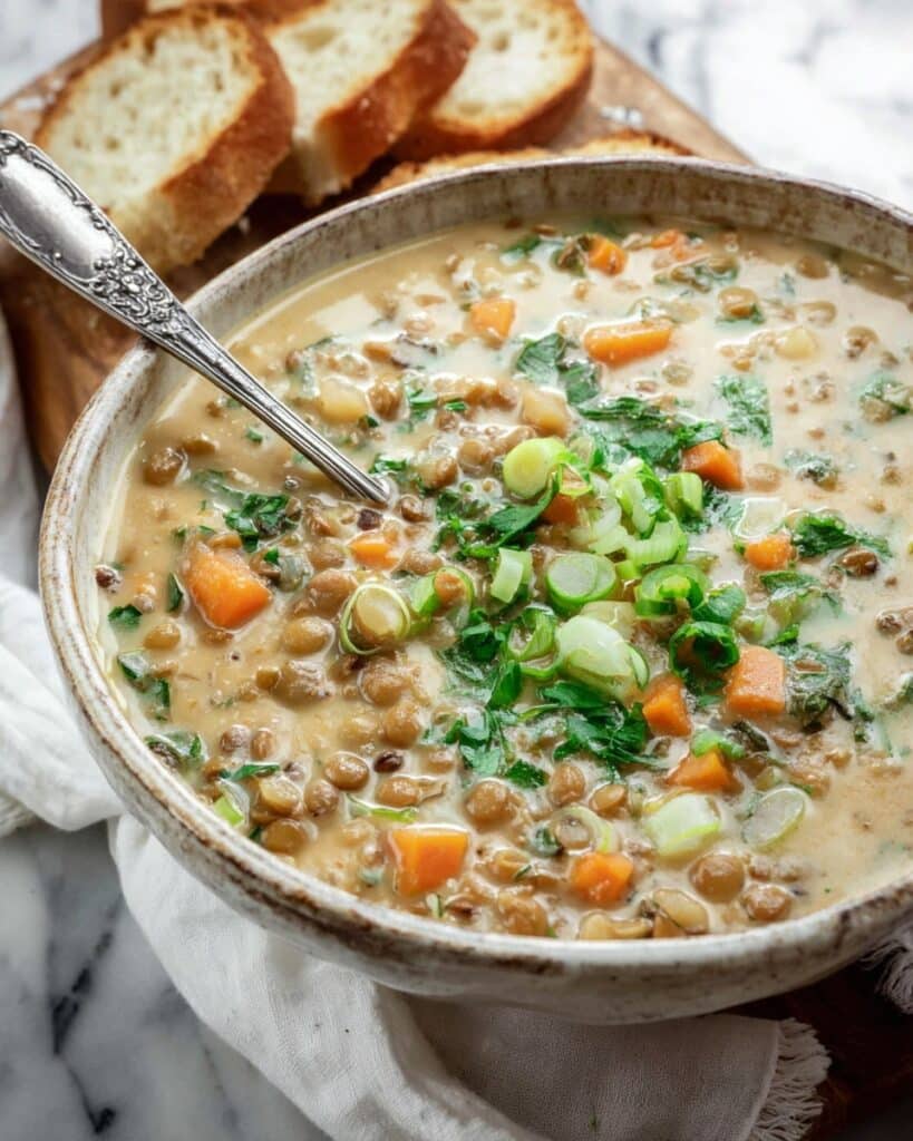 Green Curry Lentil Soup Recipe