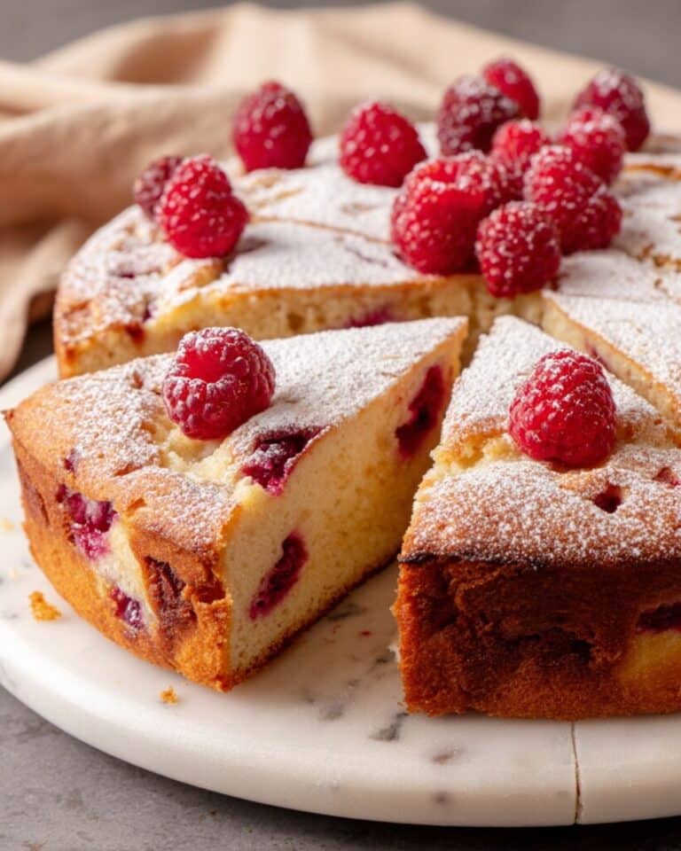 Protein Raspberry Lemon Cake Recipe