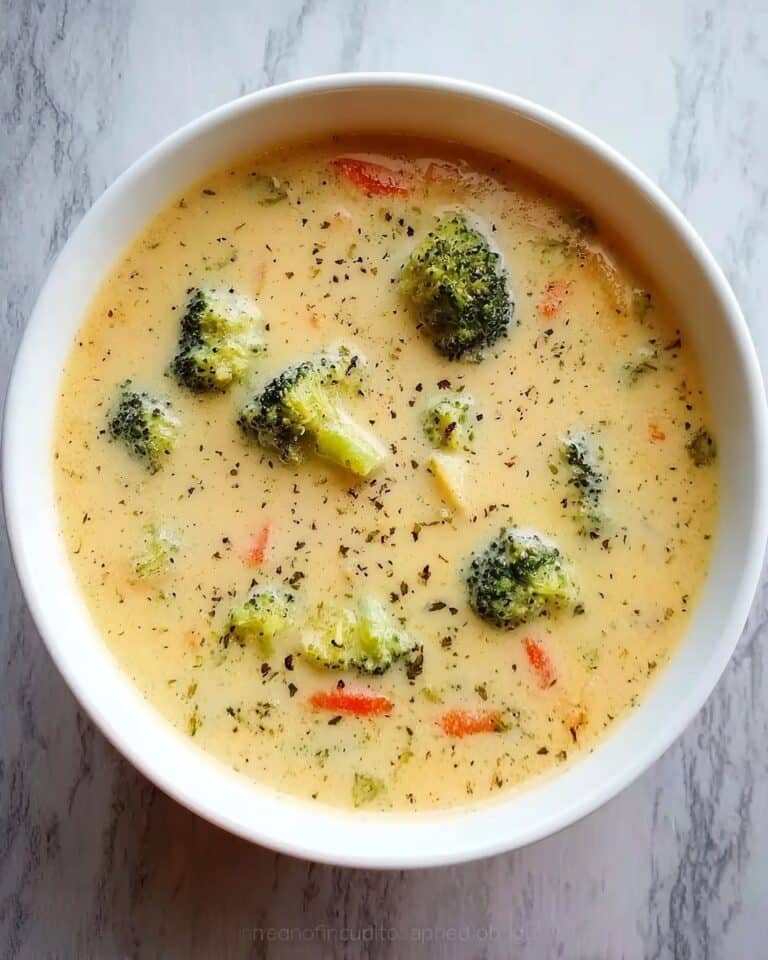 Slow Cooker Cheesy Broccoli Potato Soup Recipe