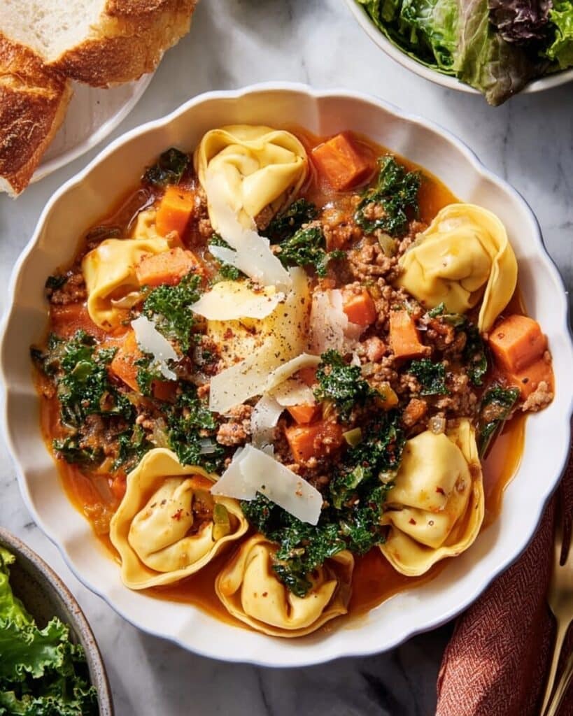 Easy Italian Sausage Tortellini Soup Recipe