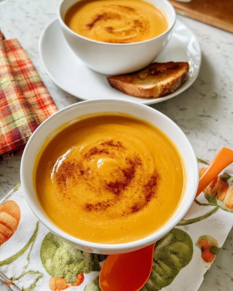 One Pot Sweet Potato and Apple Soup Recipe