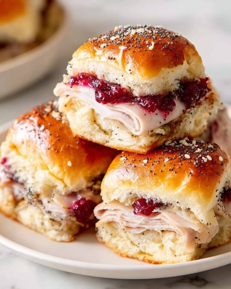 Havarti Cranberry Turkey Sliders Recipe