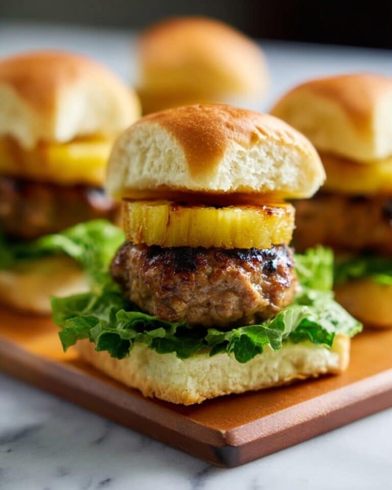 Ultimate Turkey Burger Sliders on Hawaiian Rolls Recipe