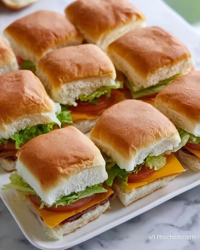 Roast Beef and Cheddar Hawaiian Roll Sliders Recipe