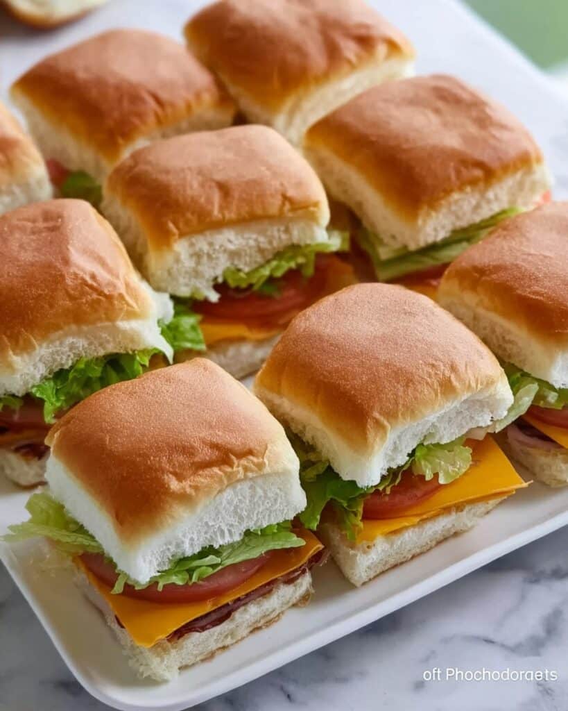 Roast Beef and Cheddar Hawaiian Roll Sliders Recipe