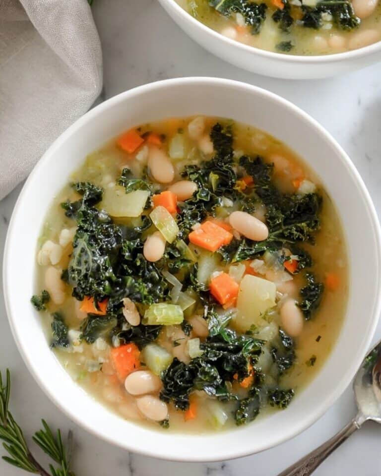 Quick & Easy White Bean Kale Soup Recipe