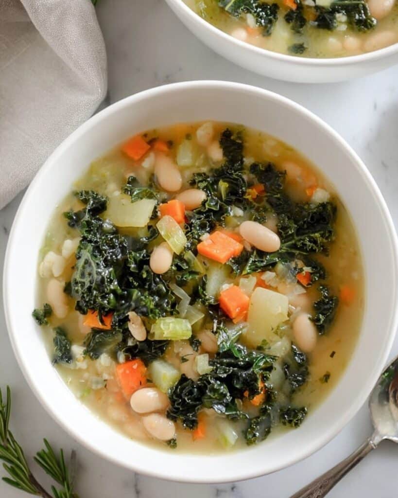 Quick & Easy White Bean Kale Soup Recipe