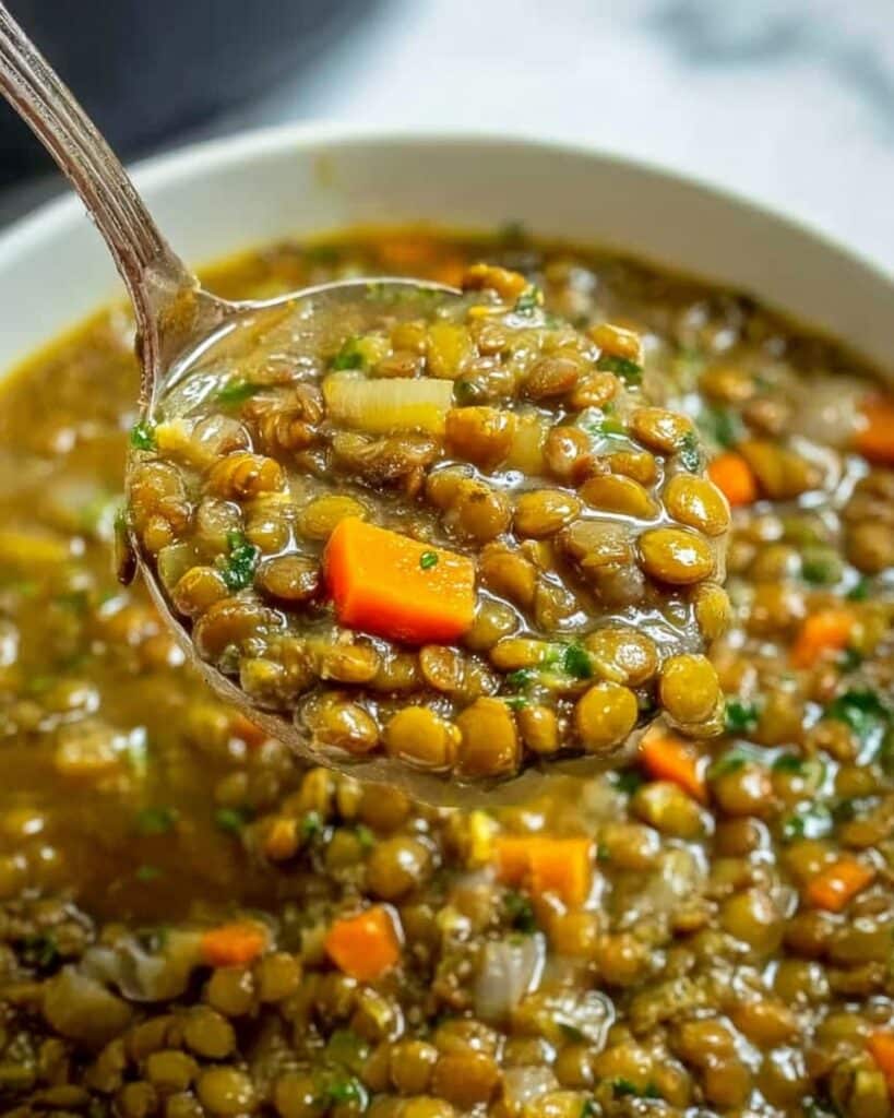 Slow Cooker Curried Lentil Soup Recipe