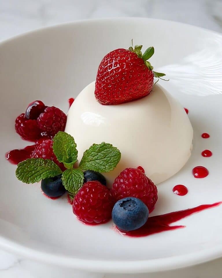 Bavarian Cream with Fresh Berries Recipe