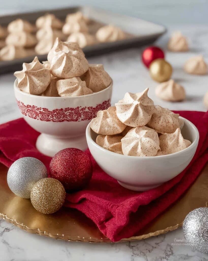 Cinnamon Maple Meringues Recipe