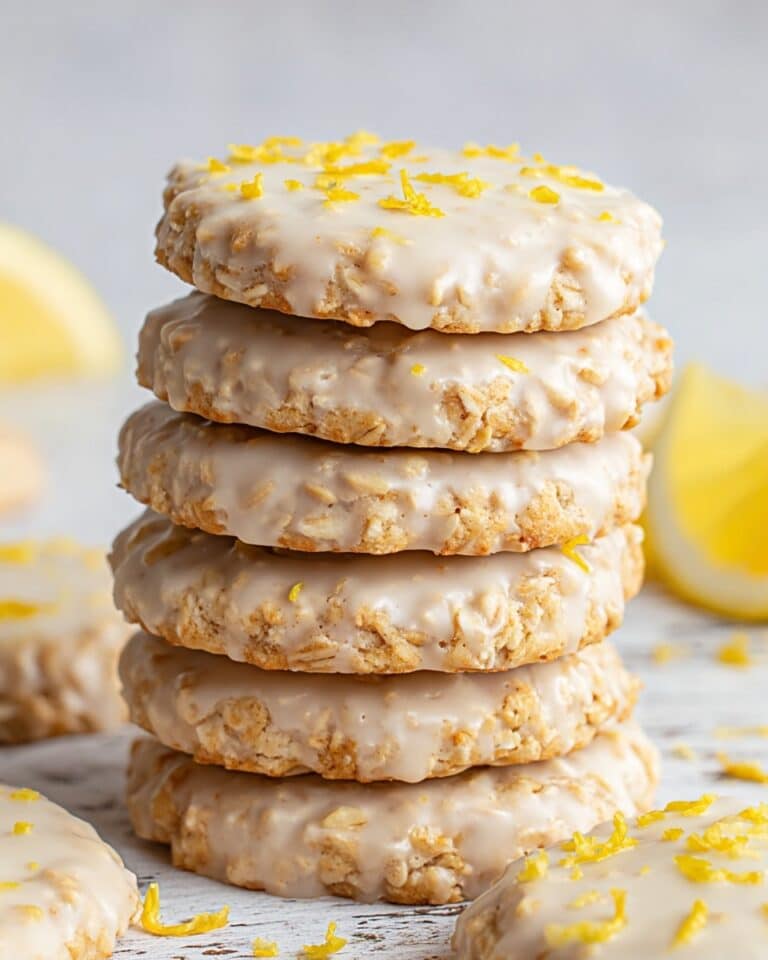 3 Ingredient No Bake Lemon Oatmeal Cookies Recipe