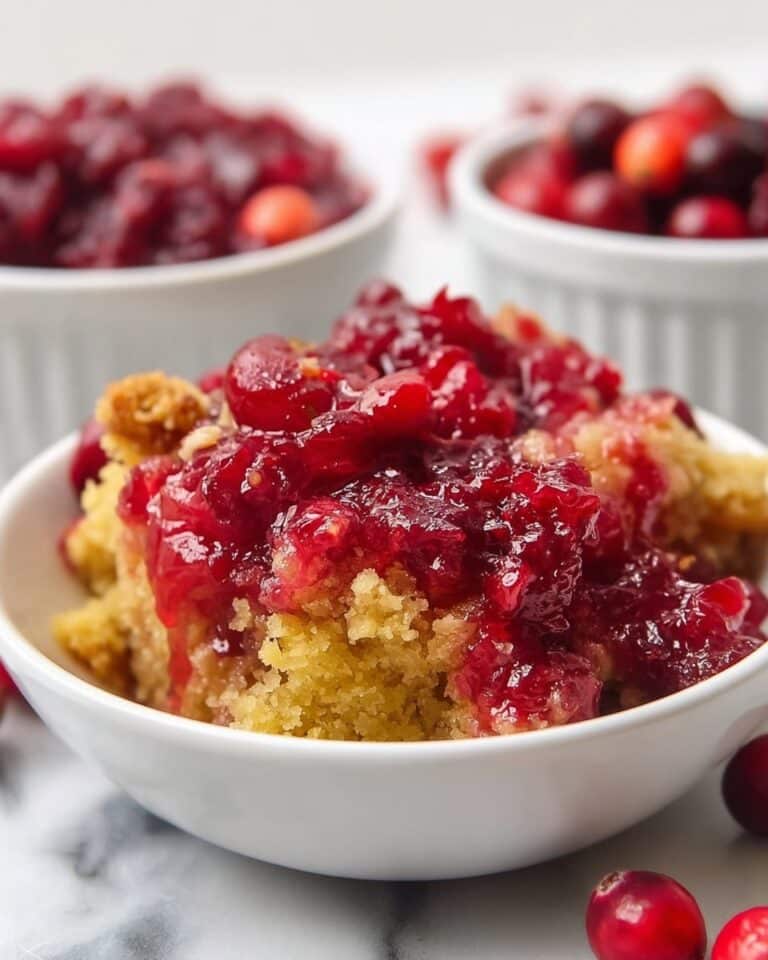 Cranberry Cobbler with Brown Sugar Pecan Crust Recipe