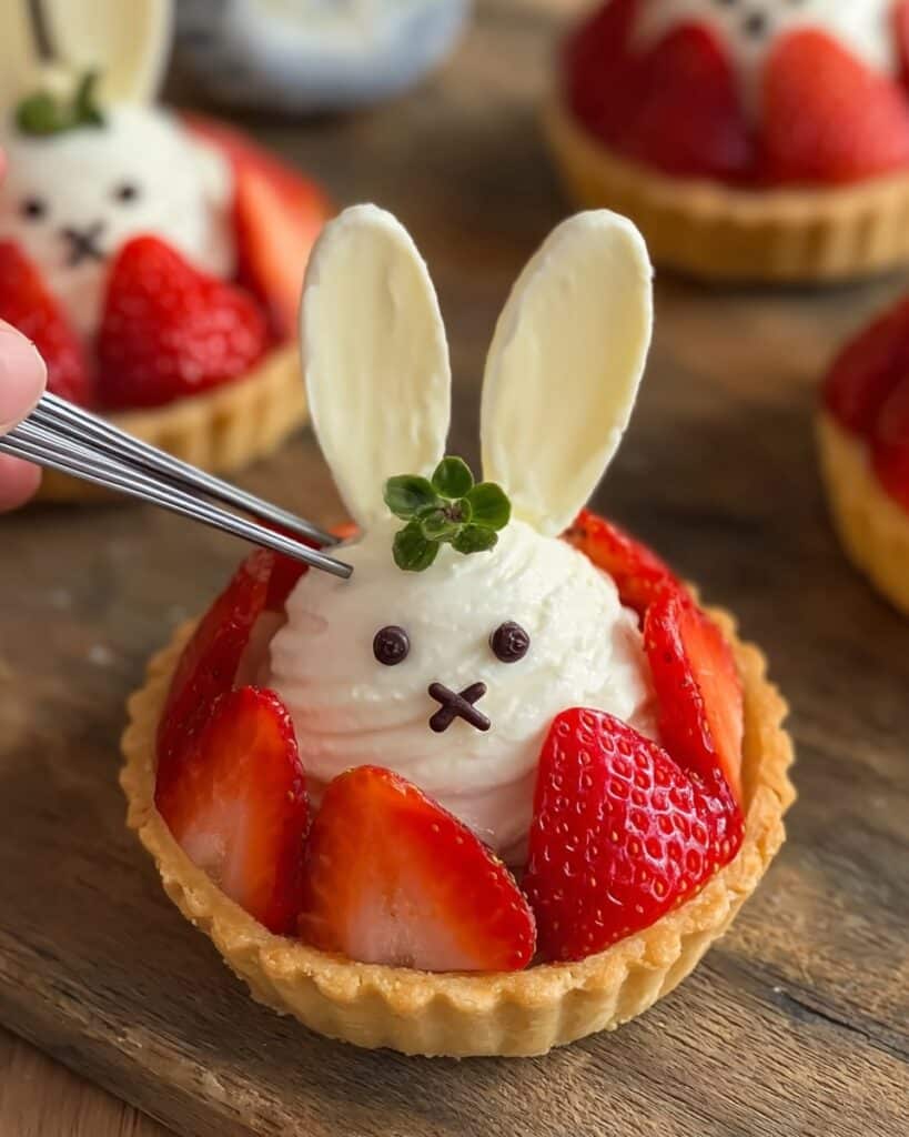 Miffy Strawberry Cheesecake Tartlets Recipe