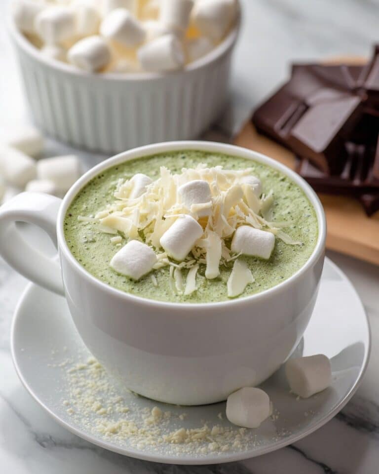 Matcha White Hot Chocolate Recipe