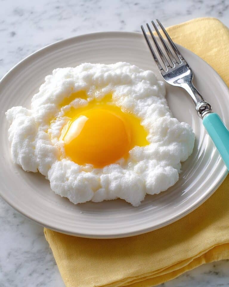 Cloud Eggs with Cheddar Cheese Recipe