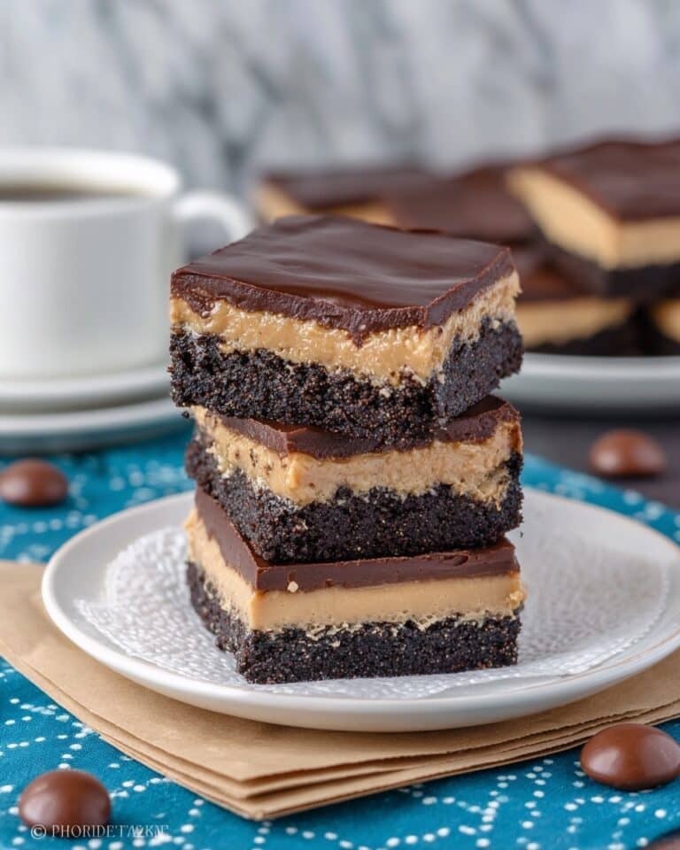Coffee Espresso Brownies with Rich Chocolate Ganache Recipe