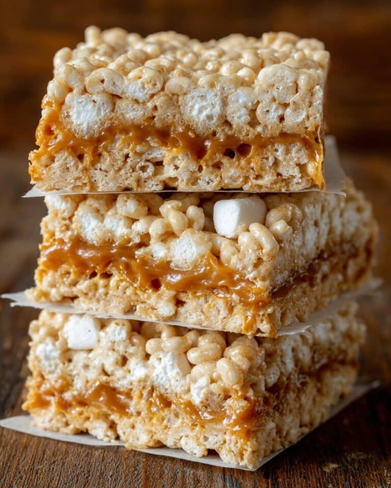 Brown Butter Dulce de Leche Rice Krispie Treats Recipe