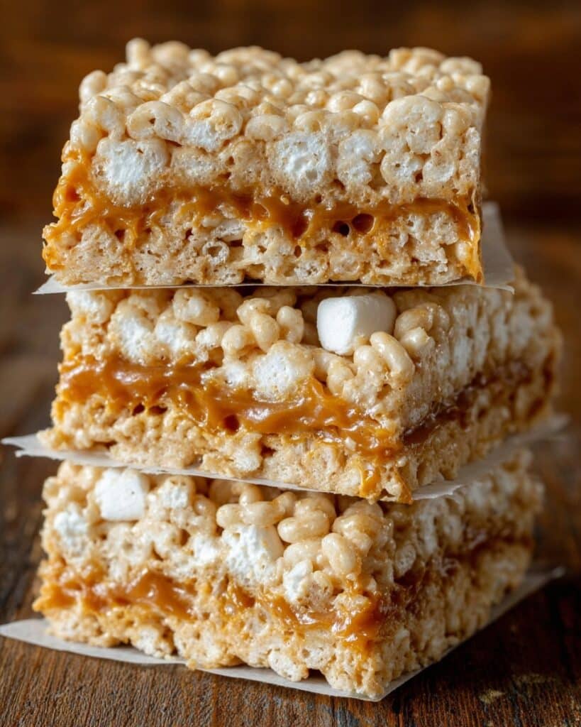 Brown Butter Dulce de Leche Rice Krispie Treats Recipe