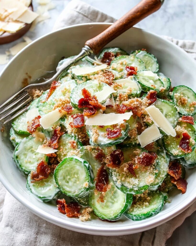 Cucumber Caesar Salad Recipe