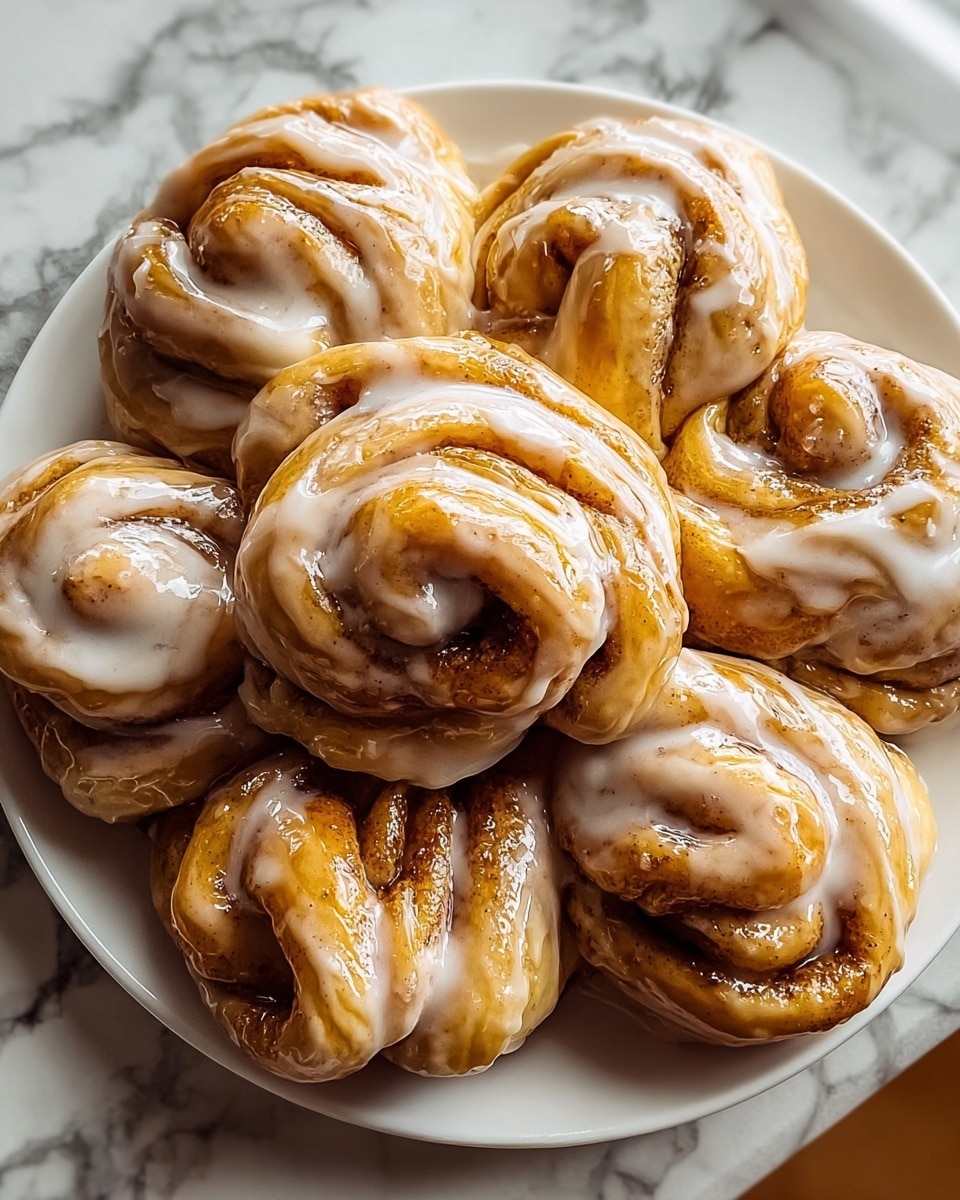 Cinnamon Knots with Coffee Icing Recipe