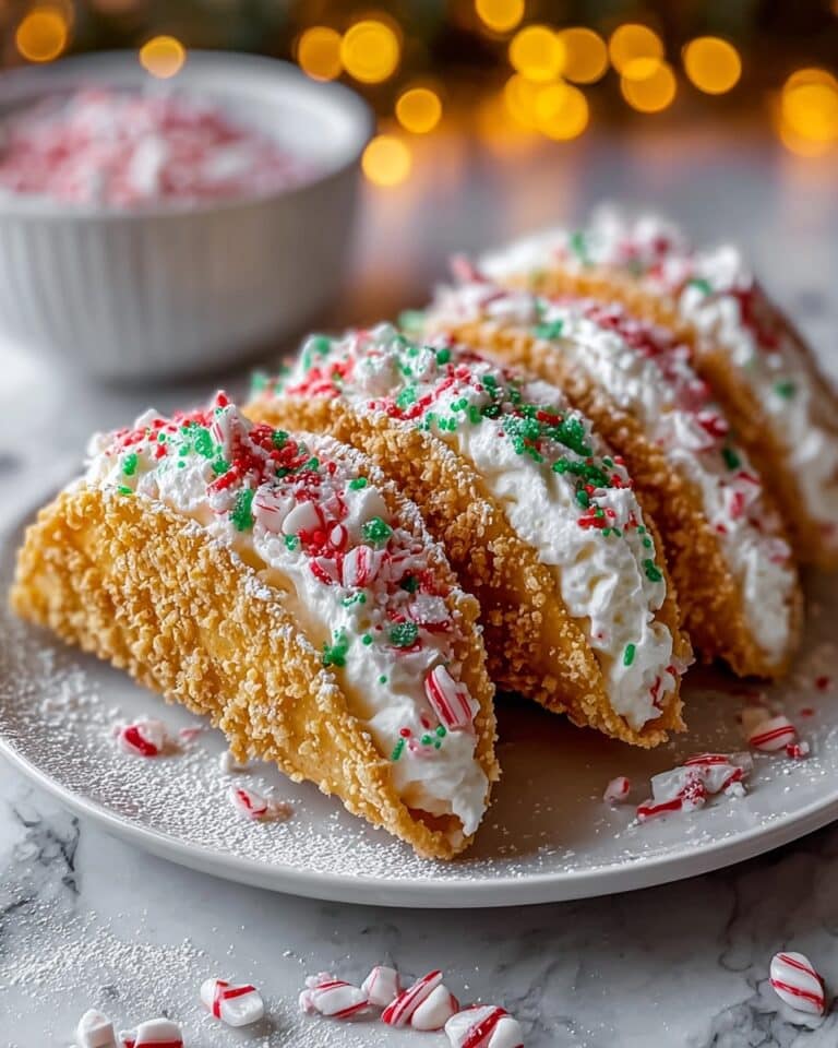 Christmas Cheesecake Tacos Recipe