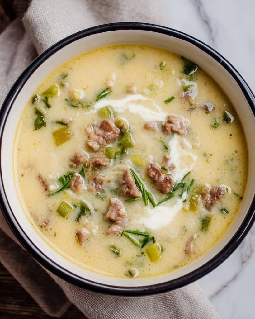 Philly Cheese Steak Soup Recipe