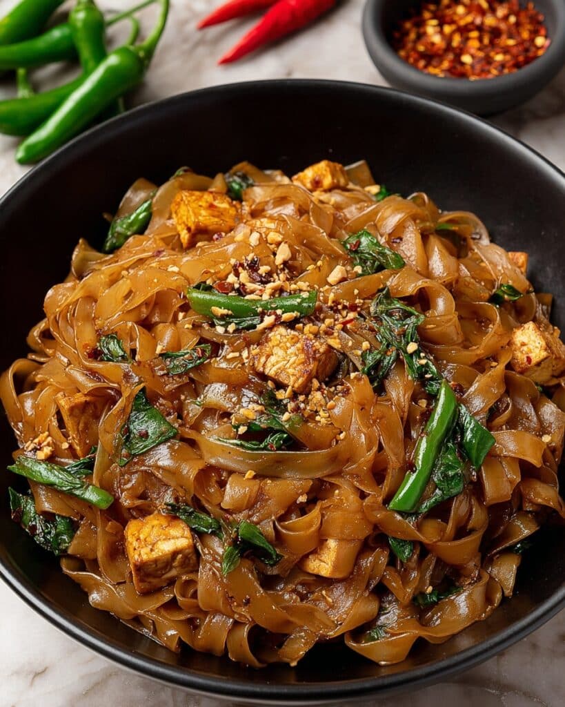 Street Style Thai Drunken Noodles Recipe