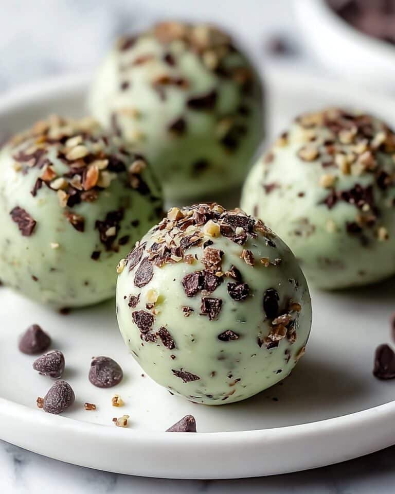 Mint Chocolate Chip Protein Balls Recipe
