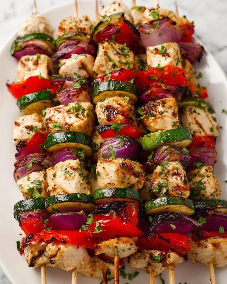 Baked Greek Chicken Skewers Recipe