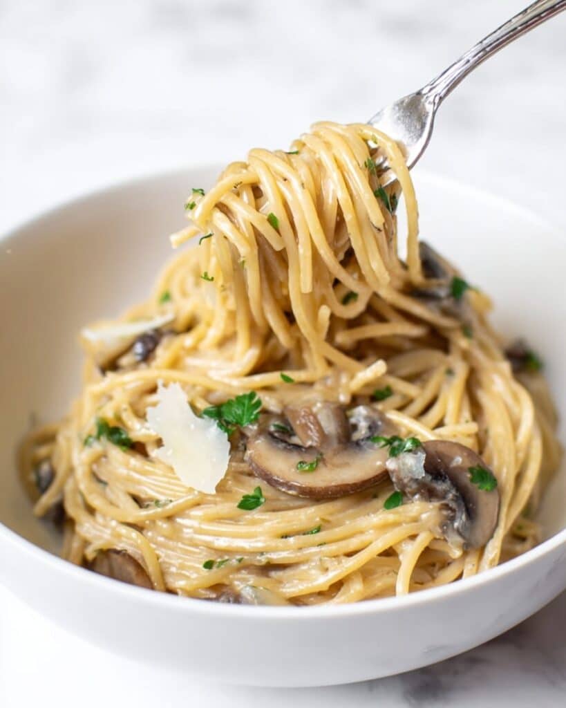 Creamy Mushroom Pasta in Instant Pot Recipe