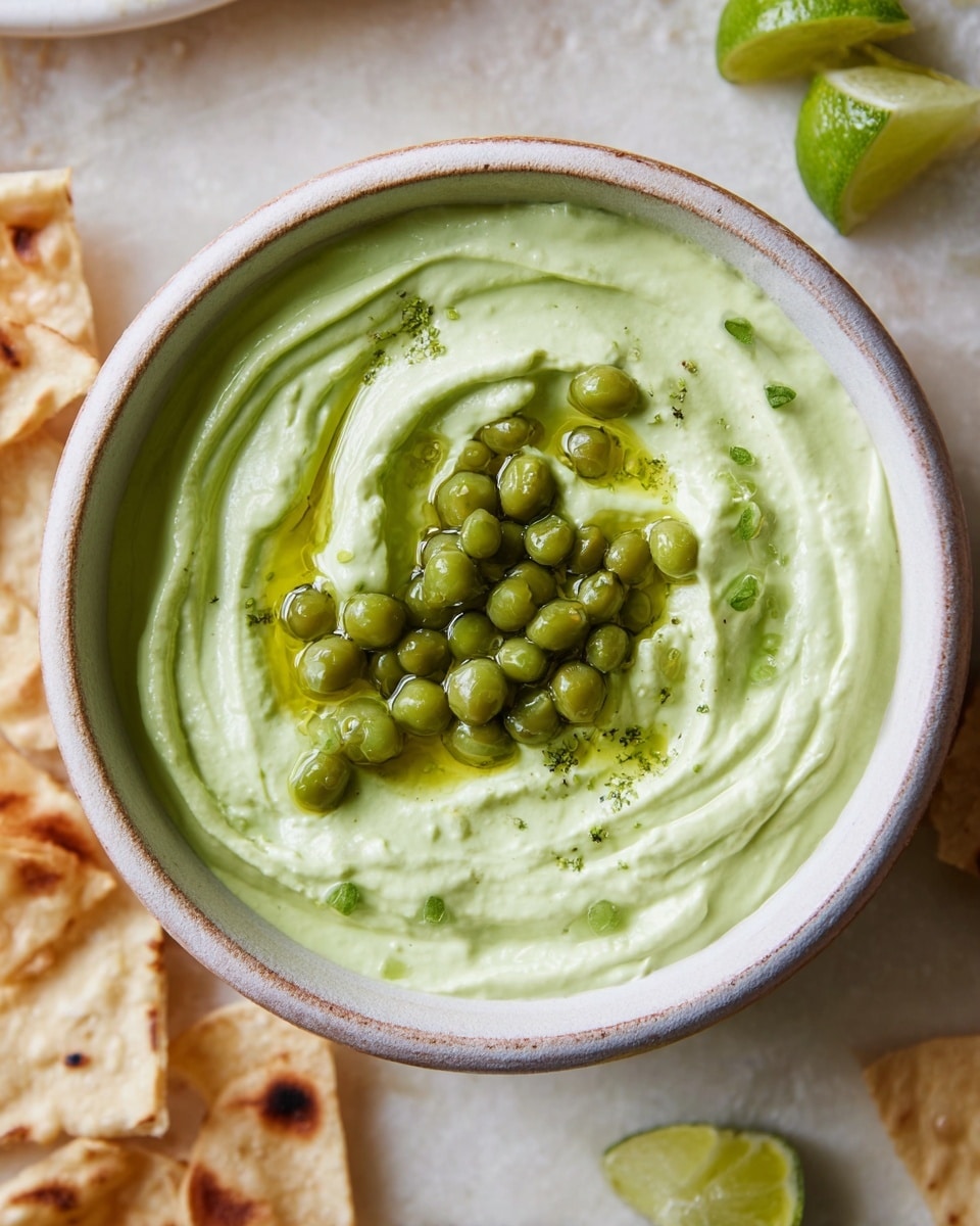 Homemade Green Pea Hummus Recipe