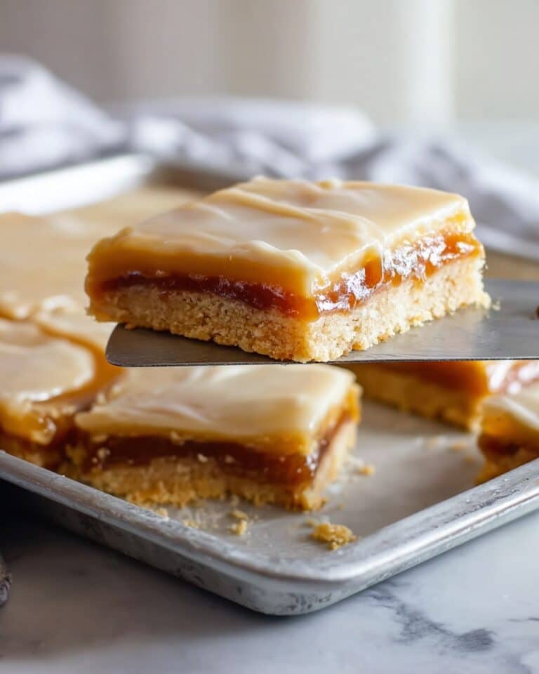 Apple Filled Pastry Squares with Lemon Glaze Recipe