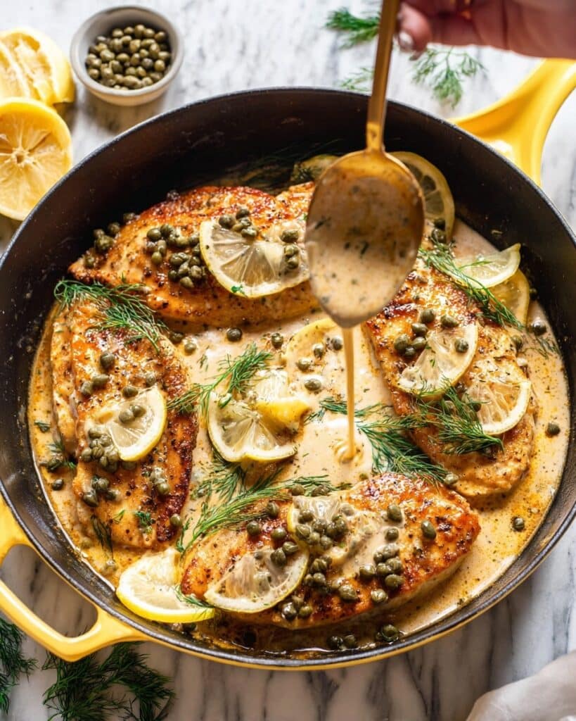 Chicken With Caper Cream Sauce Recipe