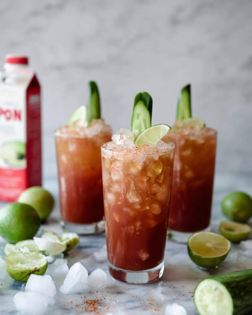 Smoky Cucumber Micheladas Recipe