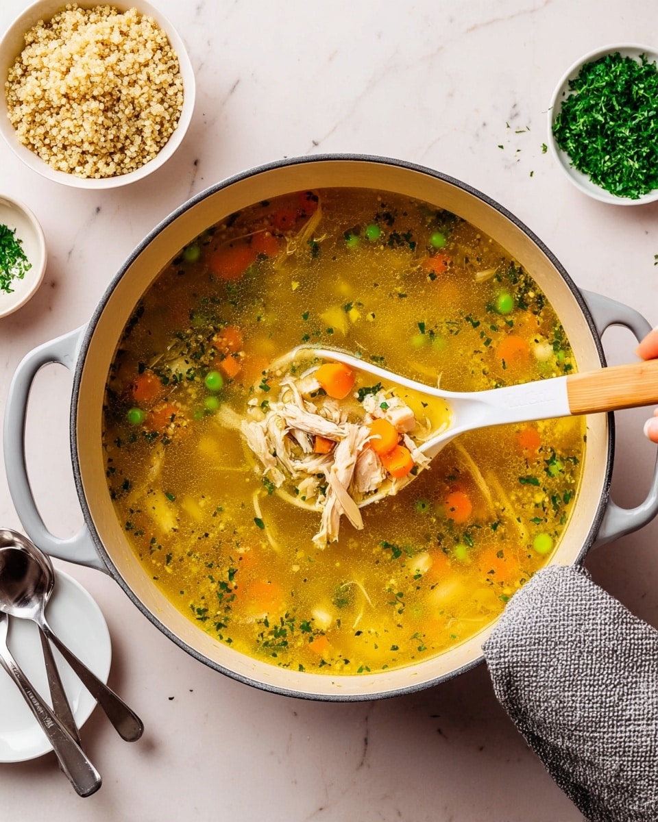 Anti-Inflammatory Chicken Soup with Quinoa Recipe