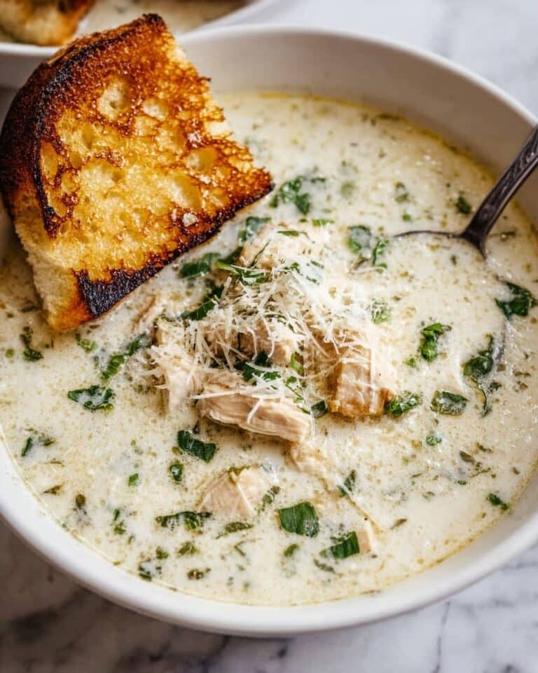 Garlic Parmesan Chicken Soup Recipe