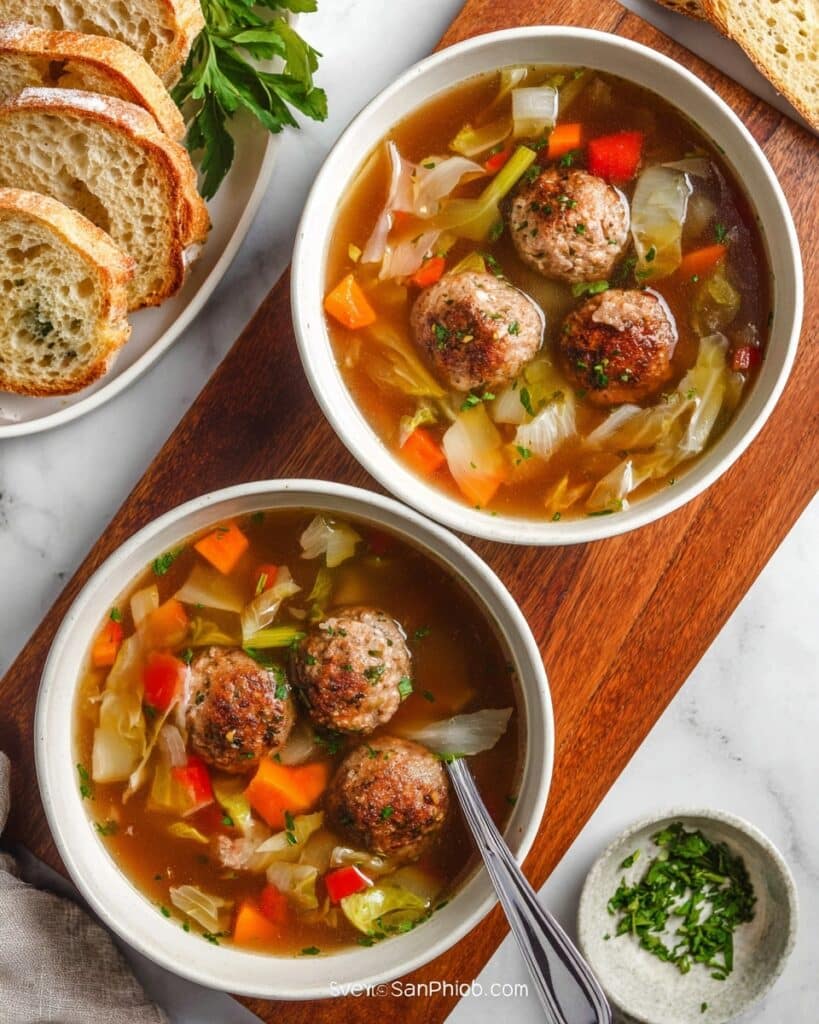 Cabbage Meatball Soup Recipe