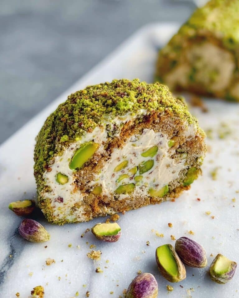 Pistachio and White Chocolate Salami Recipe