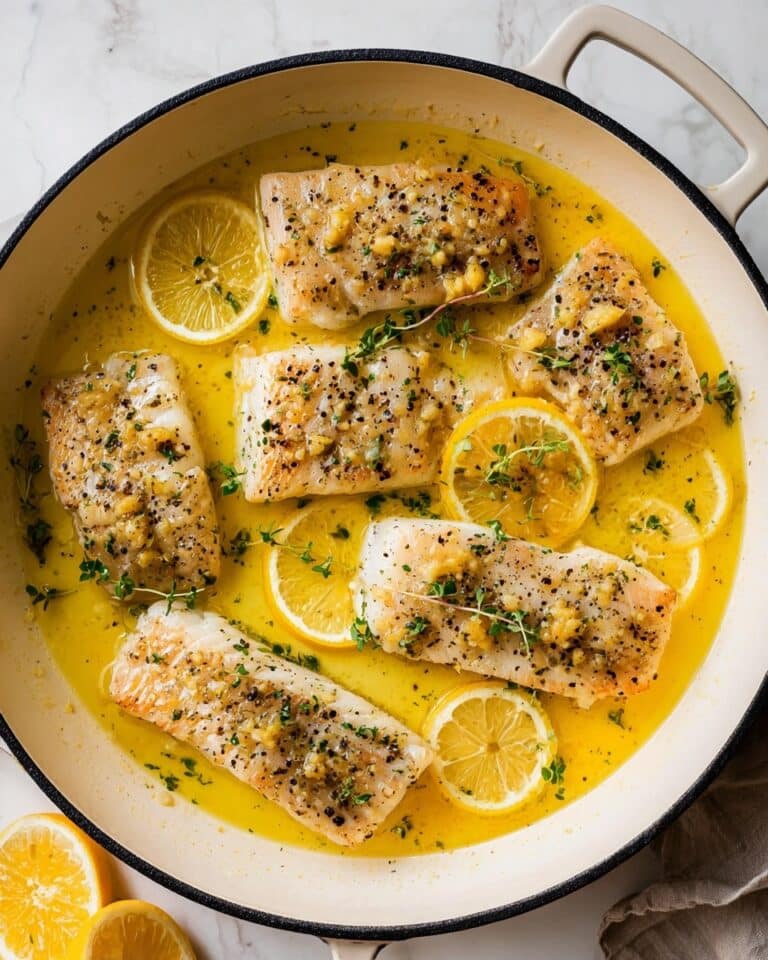 Pan Seared Mahi Mahi with Lemon Garlic Butter Recipe