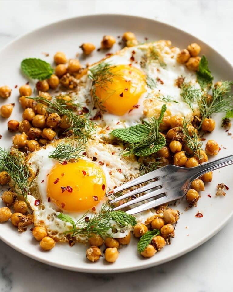 Chickpea Fried Eggs with Za’atar and Chile Paste Recipe