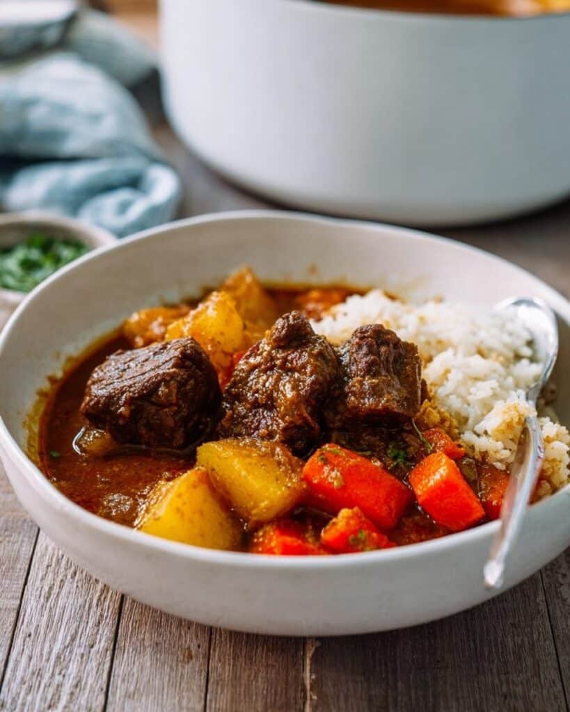 Mechado (Filipino Beef Stew) with Potatoes and Carrots Recipe