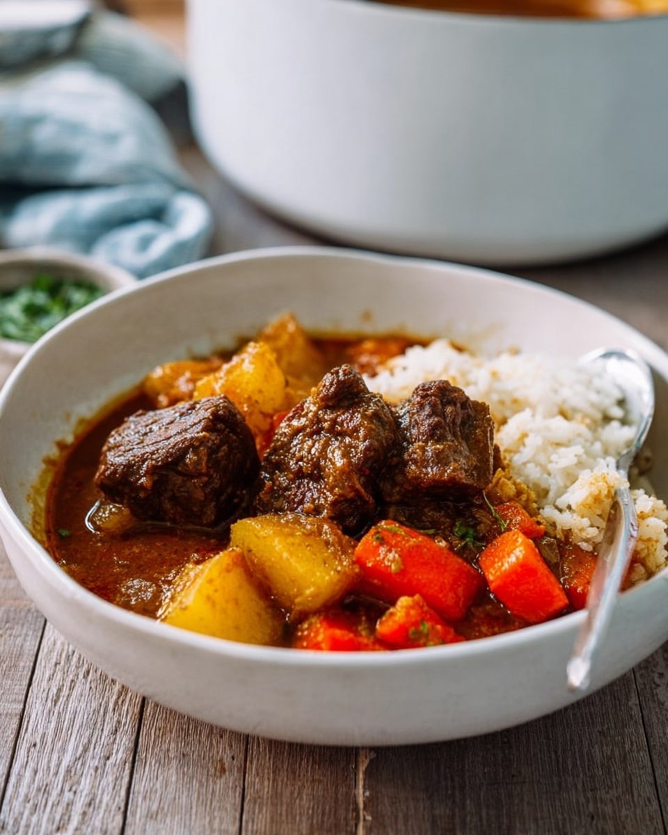Mechado (Filipino Beef Stew) with Potatoes and Carrots Recipe