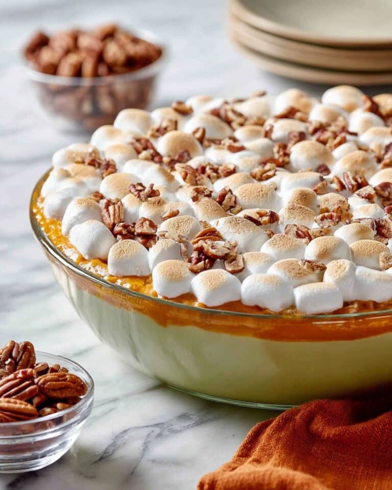 Southern Sweet Potato Casserole with Pecans Recipe