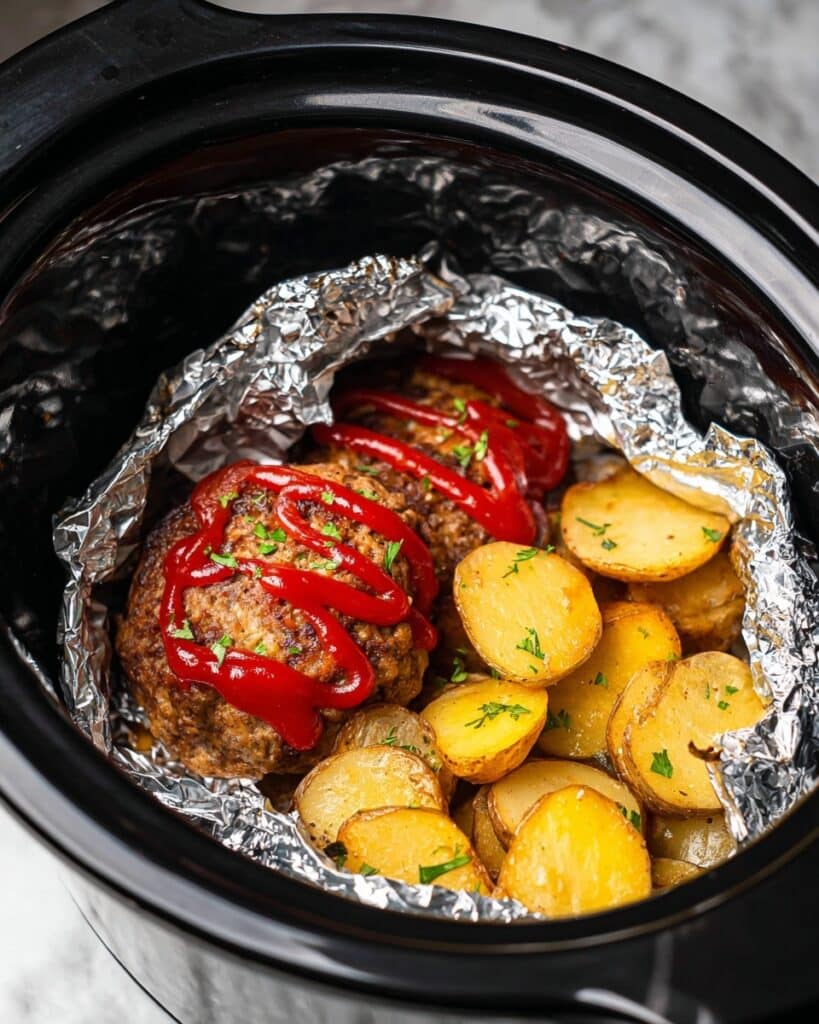 Hobo Dinner in the Slow Cooker Recipe
