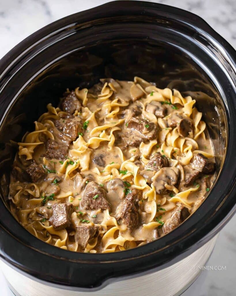 Crock Pot Beef Stroganoff Recipe