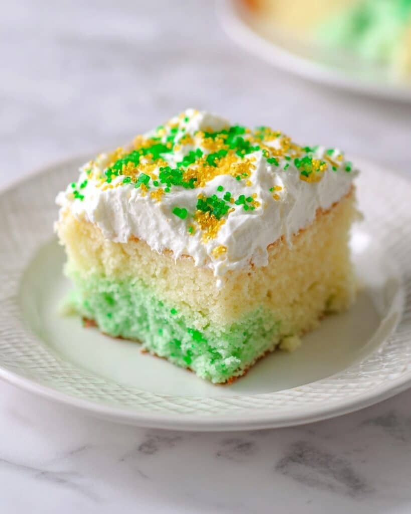 St. Patrick’s Day Poke Cake Recipe
