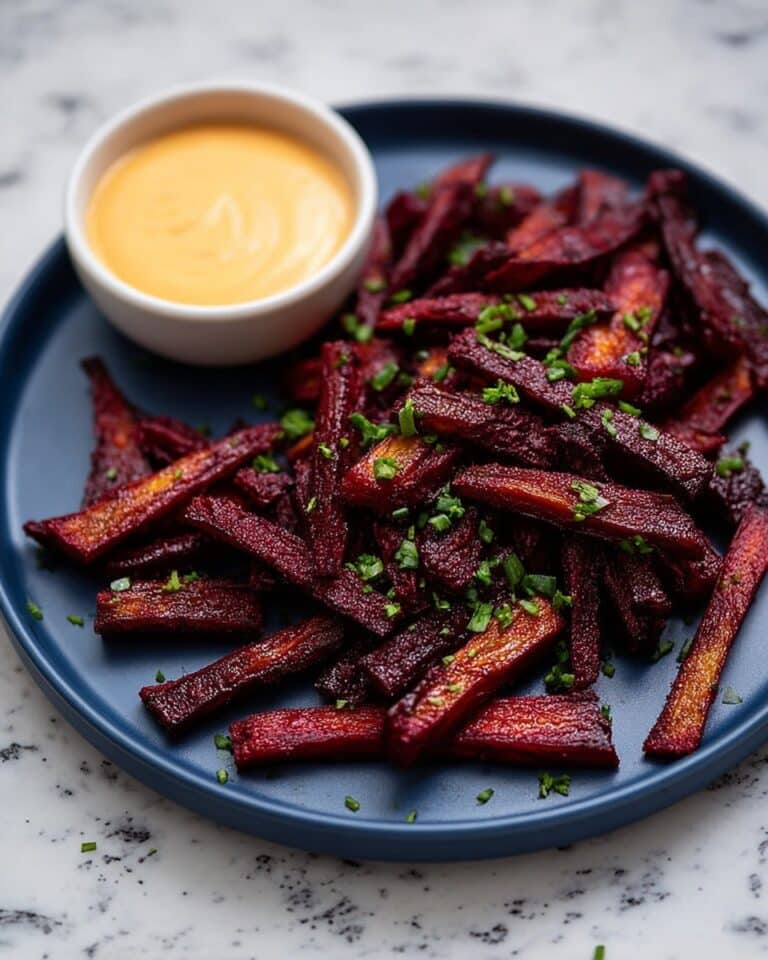 Beet Fries With Chipotle Aioli Recipe