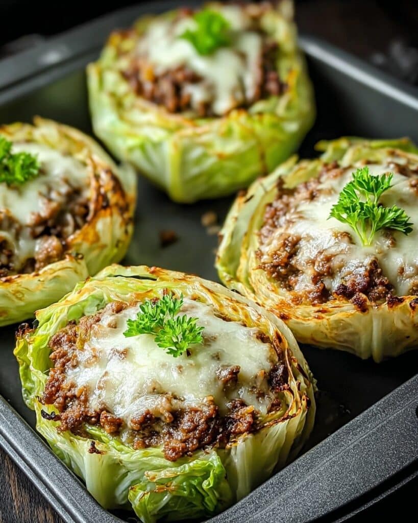 Oven-Baked Cabbage Burgers Recipe