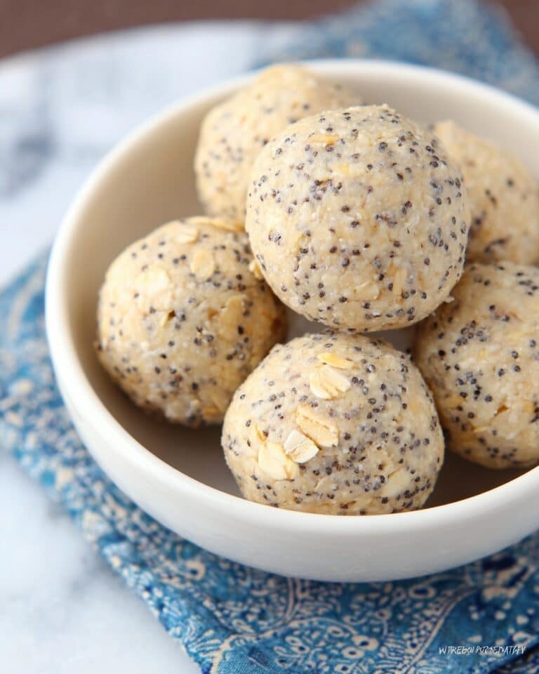 Lemon Poppy Seed Energy Bites Recipe